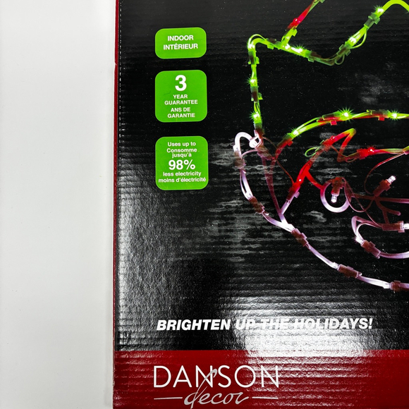 Danson Decor LED Silhouette Elf Head – Lighted Christmas Decoration – New in Box - Picture 4 of 7